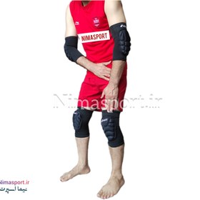 تصویر ست آرنج بند و زانوبند والیبال Goalkeeper knee support