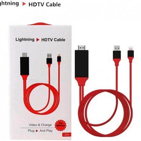 تصویر دانگل اچ دی ام آی Plug & Play Lightning HDTV Cable - 2M 