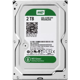 تصویر هارد اینترنال 2 ترابایت وسترن دیجیتال گرین WD20EZRX ا western green hard drive 2tb western green hard drive 2tb