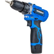 تصویر دریل شارژی ویوارکس مدل VR1215V-2B ظرفیت ۱۲ ولت با ۲ باتری اتوماتیک 