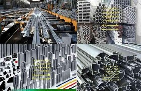 تصویر پروفیل پارتیشن آلومینیوم - پروفیل 6000*2*40*100 میل Aluminium Partition profile