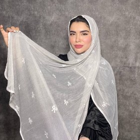 تصویر شال توری پاپیونی 