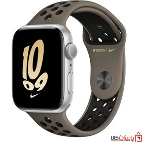 تصویر ساعت مچی هوشمند اپل واچ سری 2022 SE اندازه 44 میلیمتر آلومینیومی بند نایک ا Apple Watch SE 2 44mm(ارسال فوری) 