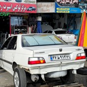 تصویر پرده عقب دومیل سفید elx ای ال ایکس 