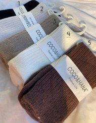 تصویر جوراب زنانه ساقدار کبریتی پشمی وارداتی COCO&HANA COCO&HANA woolen socks