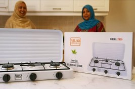 تصویر اجاق گاز میلان ، ۳ شعله ، رومیزی ، مدل ۲۸۵۵ 