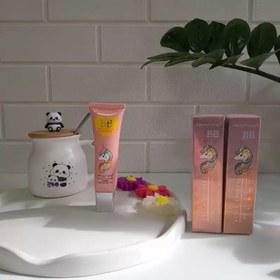 تصویر کرمپودر بی بی کرم هنگ فنگ مدل یونیکورن HENG FENG - 01 HENG FENG BB CREAM