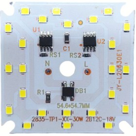 تصویر چیپ لامپ DOB برق مستقیم 30 وات مهتابی 
