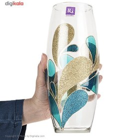 تصویر گلدان خمره‌ای گالری انار مدل اشک آبی 
