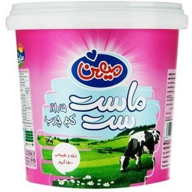 تصویر ماست 1/5 کیلو کم چرب میهن 