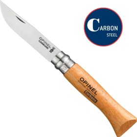 تصویر چاقو اپینل 07 کربن Opinel No.07 Carbon Steel Folding Knife 