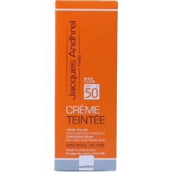 تصویر ضد آفتاب فاقد چربی SPF50 ژاک آندرل برای پوست چرب 50 میلی لیتر Jacques Andhrel SPF50 Sunscreen Cream For Oily Skin 50 ml