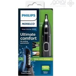 تصویر موزن گوش، بینی و ابرو فیلیپس سری NT3000 مدل 3600/42 PHILIPS NORELCO NOSE, EARS & BROWS TRIMMER NT3000 3600/42