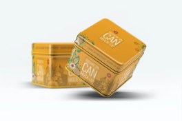 تصویر موکاپ قوطی فلزی (8عدد) tin can mockup