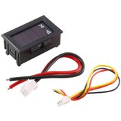 تصویر آمپرمتر ولتمتر DC روپنلی 100 آمپر 0v-100v شنت خور 