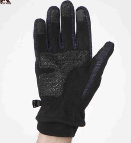 تصویر دستکش پلار نورث فیس با قابلیت تاچ سر انگشتان، ویند استاپر Polar North Face gloves with finger tips, wind stopper