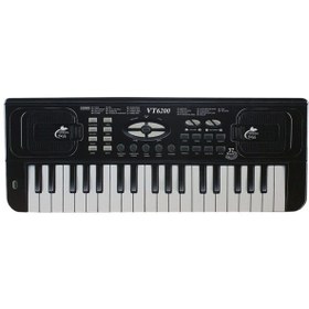 تصویر کیبورد اسباب بازی مدل The Music Organ VT6200 کلیده 37 (سفید-سیاه) 