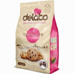 تصویر کوکی حاوی جودوسر و تکه های شکلات دلاتو وزن 150گرم 
