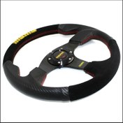 تصویر فرمان اسپرت مومو جیر کربن 