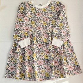 تصویر پيراهن دورس گل گلي target 