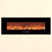 تصویر شومینه برقی LCD طول 160 سانتی متر 160 cm long LCD electric fireplace