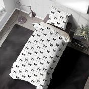 تصویر روتختی چاپی جنس میکروتنسل ترک مدل پاپیونی - یک نفره 