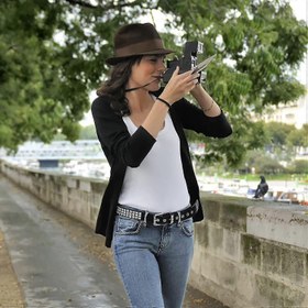 تصویر ست کمربند و دستبند و گردنبند پانک مدل HEALEEP 