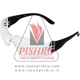 تصویر عینک ایمنی اپتیک مدل SL-B UV400 