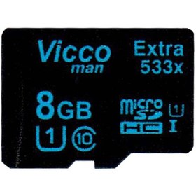 تصویر کارت حافظه microSDHC ویکومن مدل Extra533X ظرفیت 8گیگابایت 