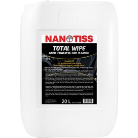 تصویر مایع صفرشویی داخل خودرو گالنی 20 لیتری نانوتیس Nanotiss Total Wipe 