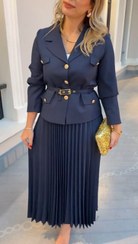 تصویر کت دامن پلیسه 