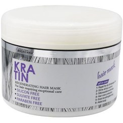 تصویر ریچنا ماسک مو داخل حمام کراتین فاقد سولفات کاسه ای 500 Richenna Keratin Regenerating Hair Mask (Sulfate Free)