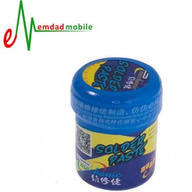 تصویر خمیر قلع 138 درجه 40 گرمی مکانیک مدل Mechanic V4B45 MECHANIC ROHS low-temperature Lead-Free solder paste V4B45 40G 138C