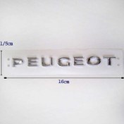 تصویر آرم نوشته پژو - فلزی وارداتی اصلی درجه یک 