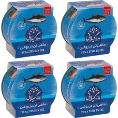 تصویر کنسرو ماهی تن در روغن گیاهی گیلانی - 180 گرم بسته 4 عددی 