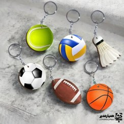 تصویر جاکلیدی طرح توپ های ورزشی 