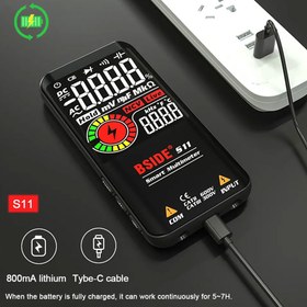 تصویر مولتی متر دیجیتال Tidrop Bside S11 