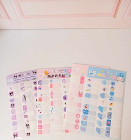 تصویر برچسب استیکر اسم ضد آب دو ورقی طرح فانتزی - طرح ۲ 