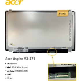 تصویر ال ای دی لپ تاپ ایسر acer aspire v3-571 