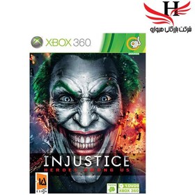 تصویر گردو INJUSTICE HEROES AMONG US xbox360 1dvd9 