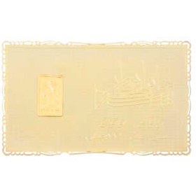 تصویر طلا گرمی 24 عیار خانه سکه ایران کد 995 