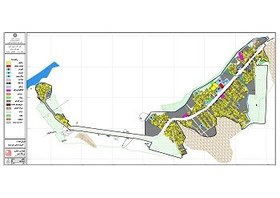 تصویر عنوان نقشه :کاربری اراضی وضع موجود شهر کوپن 