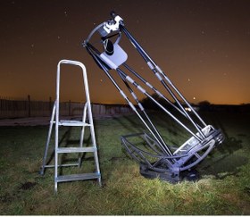 تصویر تلسکوپ ۲۰ اینچ دابسونی اسکای واچر با مقر GoTo 