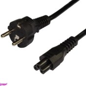 تصویر کابل برق سه پین لپ تاپ ونوس کد 0817 طول 1.5 متر 