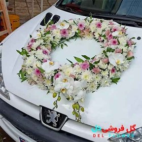 تصویر تزئین ماشین عروس 206-689 