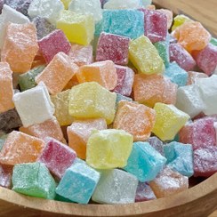 تصویر لوکوم حبه میوه‌ای - 1 کیلوگرم 