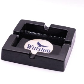 تصویر زیر سیگاری رزین طرح Winston 