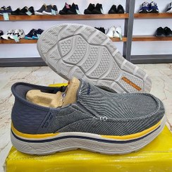 تصویر کفش مردانه اسکیچرز هندزفری Skechers Slip-Ins RelaxedFit 204839-CHAR 