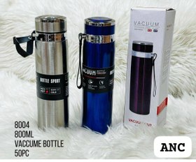 تصویر فلاکس کوهنوری استیل 800 سی سی (میل) NYSSA Ceramics Thermosteel 24 Hrs Hot and Cold Water Bottle, Double Wall Stainless Steel Vacuum 800 ml Bottle