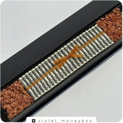 تصویر باکس پول کادویی با گل خشک کد ۰۵ 